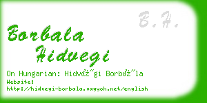 borbala hidvegi business card